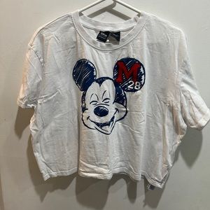 Her universe Mickey crop top